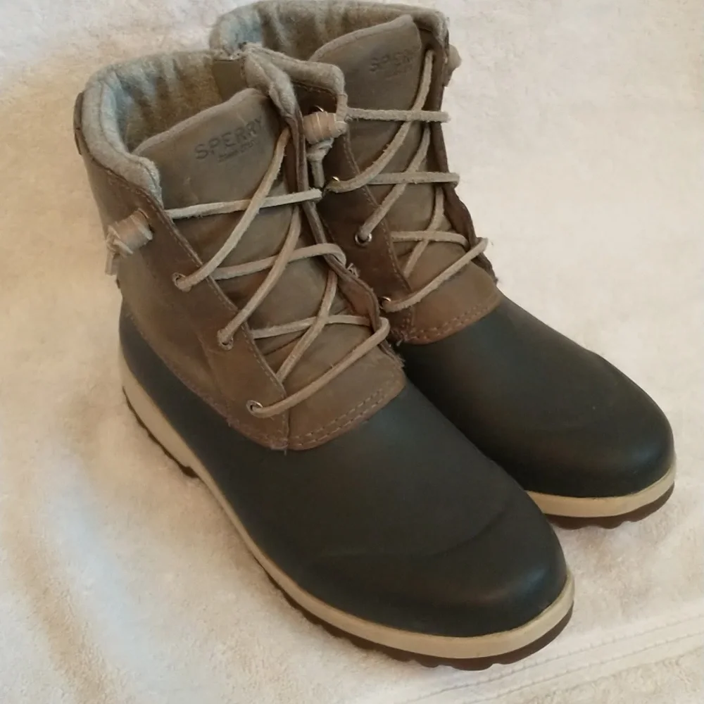 Sperry Maritime Repel Thinsulate Waterproof Snow Boot Women's Size 10,  15% Wool